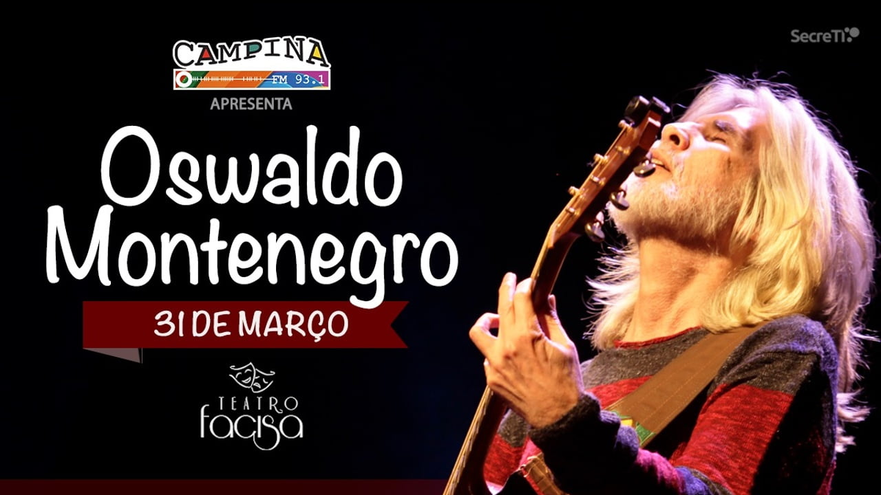 Oswaldo Montenegro Celebra 40 Anos De Carreira No Teatro Facisa