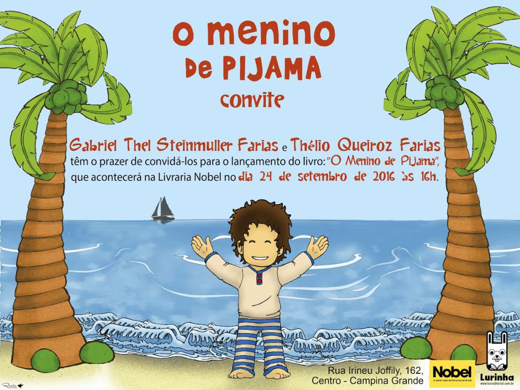 Gabriel Thel e Thélio Queiroz lançam o “O menino de Pijama” em CG
