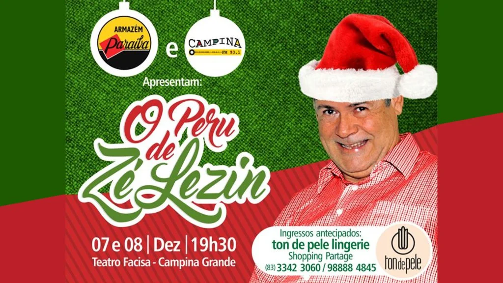 RESULTADO – PROMOÇÃO: “O Peru de Zé Lezin no Teatro Facisa”
