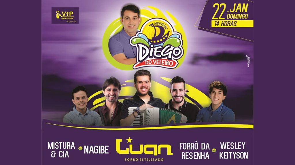 Promoção: “Aniversário Diego do Veleiro”