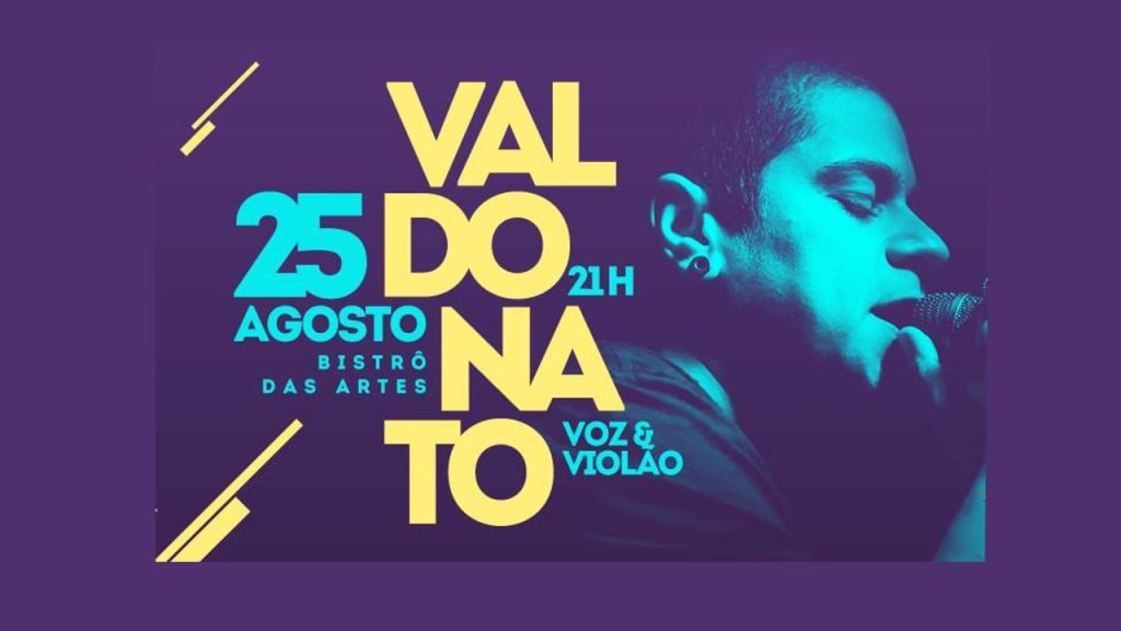 Nesta sexta (25) tem Val Donato em Campina Grande