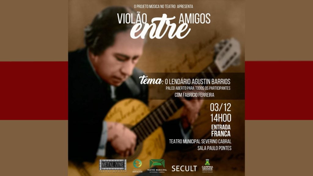 Domingo no Teatro tem “Violão entre amigos”