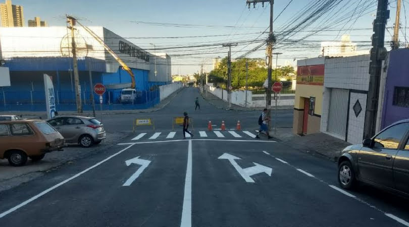STTP abre canteiro central na Almirante Barroso