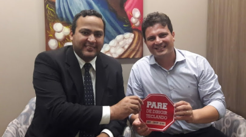 Ministério Público do Trabalho adere a Campanha da STTP “Pare de Dirigir Teclando”