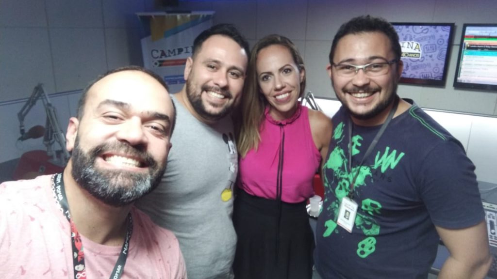 Bárbara Barros, do Adota Campina, conversou com a turma do Radiação