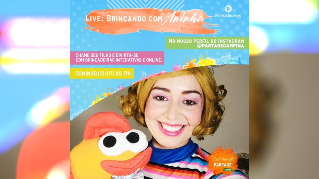 Partage Shopping tem campanha digital infantil especial para o mês de julho