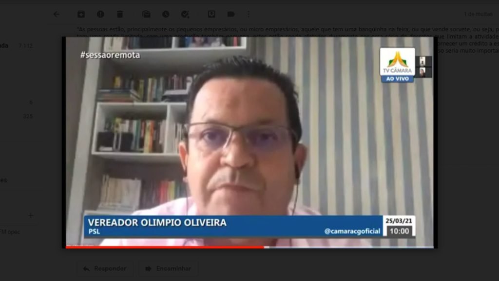 Vereador Olimpio Oliveira (PSL) é contra decisões isoladas e diz que é preciso “salvar os pequenos negócios”