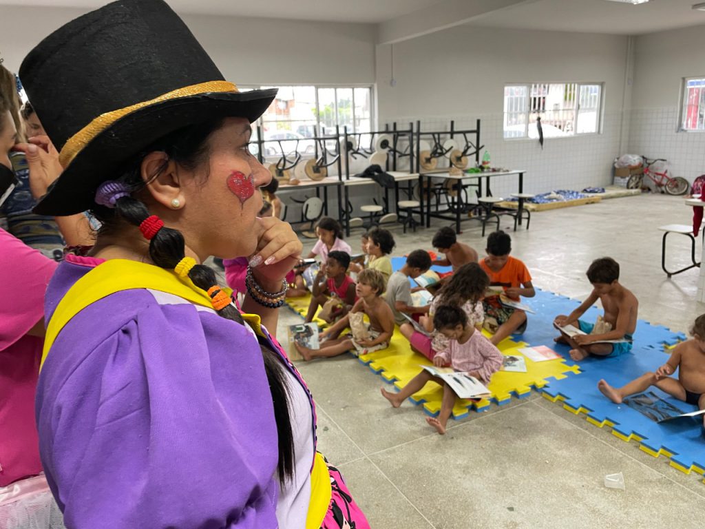 Campina leva atividades da Brinquedoteca Itinerante para crianças em alojamento temporário