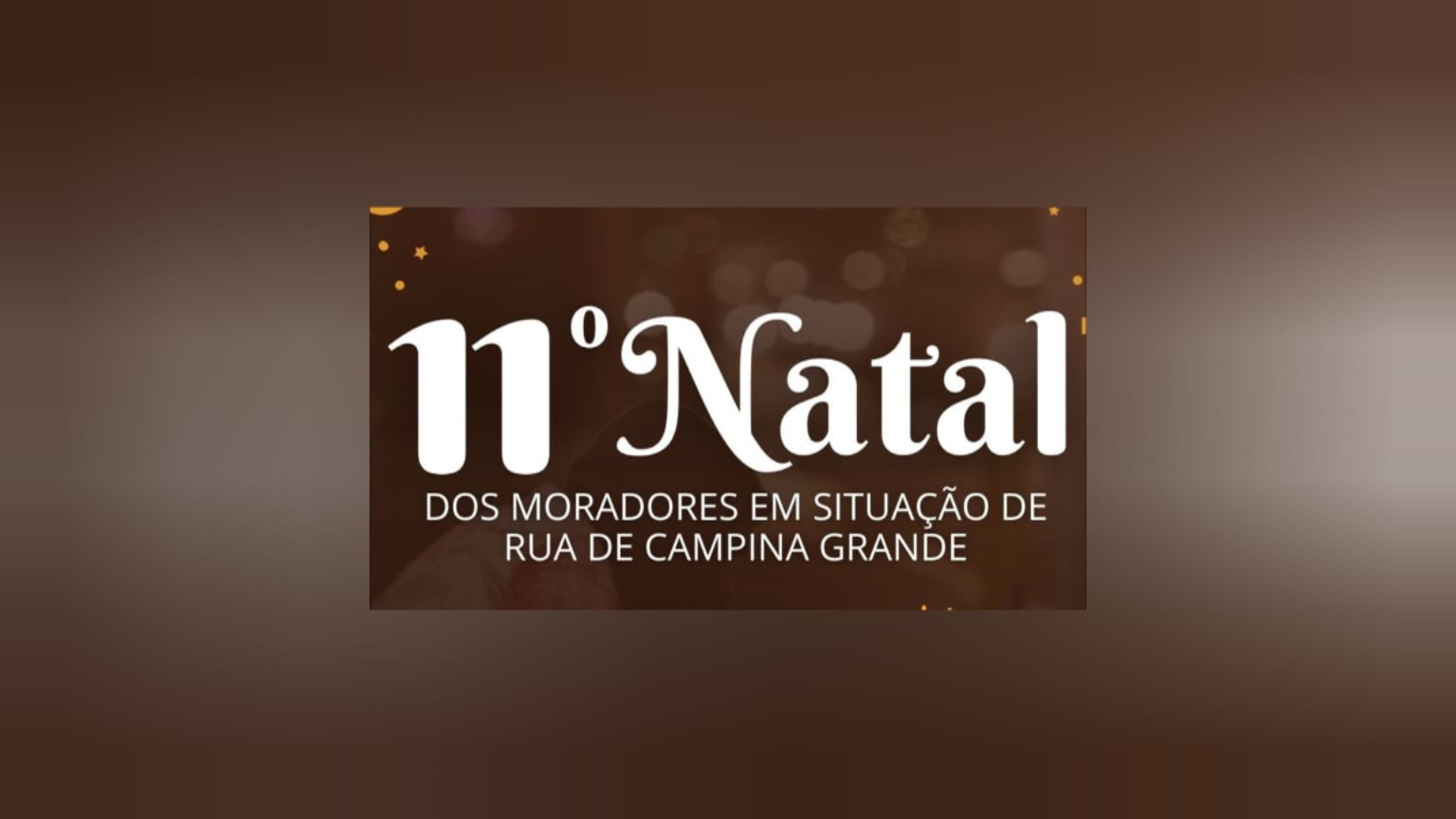 Espetáculo de Natal com moradores em situação de rua será