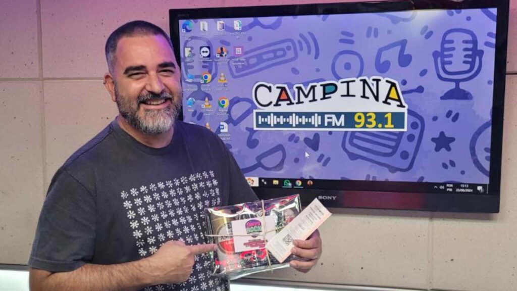 Campina Fm recebe mimo do Jampa Rock Festival