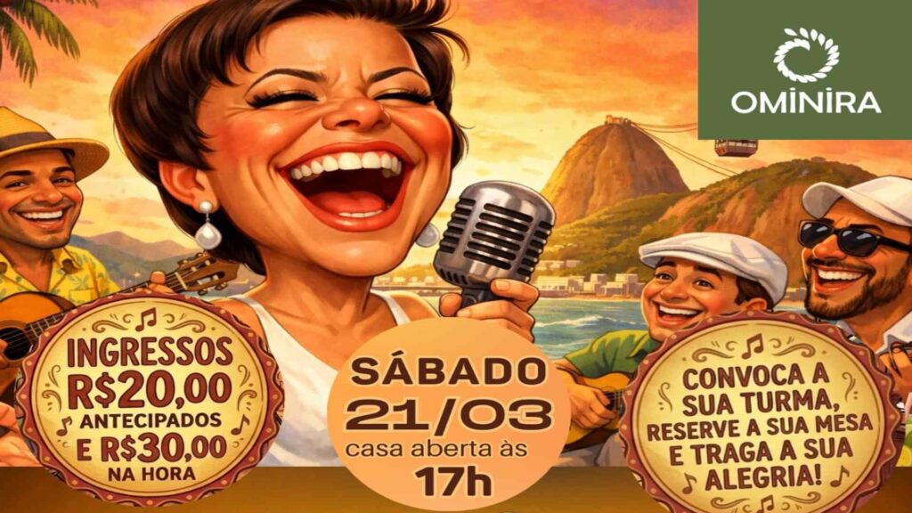 Roda de Samba Ominira homenageia Elis Regina neste sábado (21)