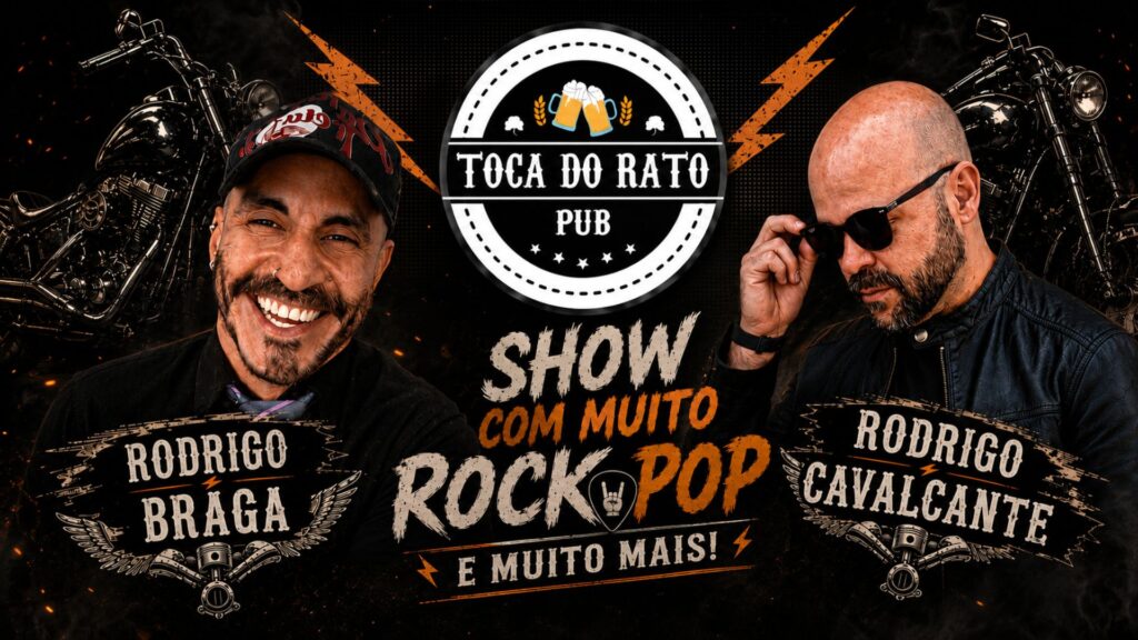 Rodrigo Braga e Rodrigo Cavalcante comandam a música na Toca do Rato