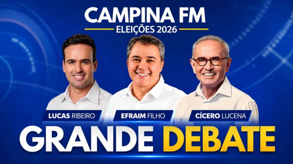 Campina FM promove Debate com os candidatos ao Governo da Paraíba