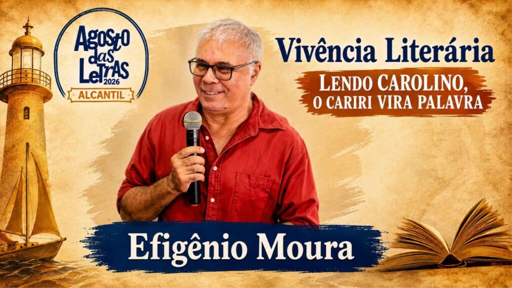 Efigênio Moura leva a obra “Carolino” para o ‘Agosto das Letras’ em Alcantil