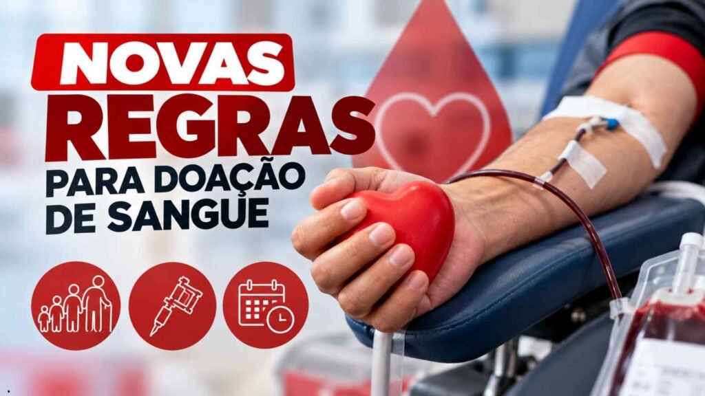 Novas regras ampliam possibilidades para doação de sangue