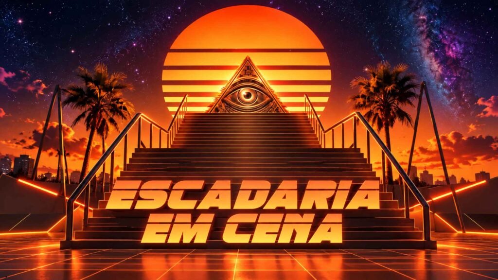 Escadaria do Parque do Povo vira palco de música e arte