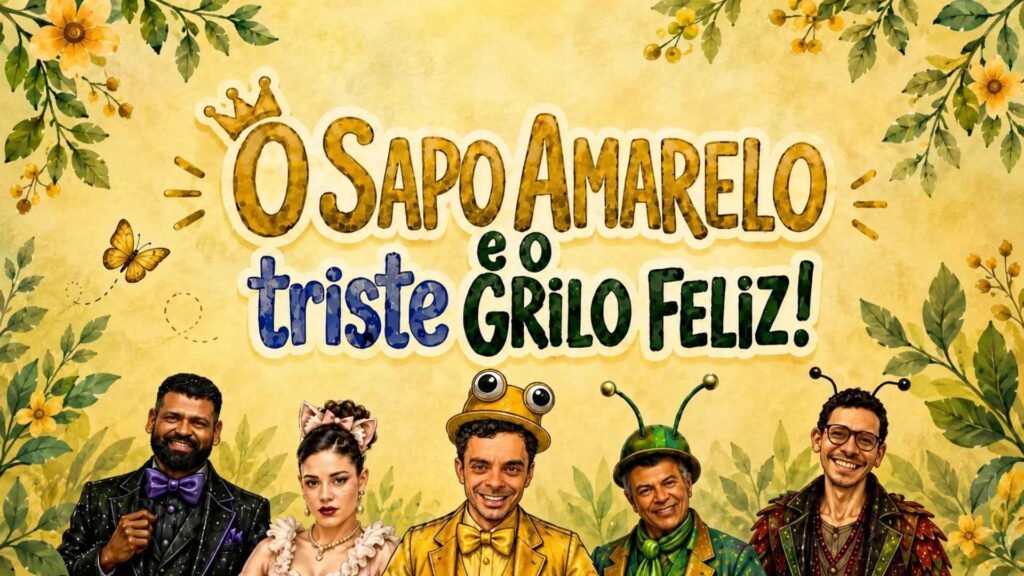 “O Sapo Amarelo e o Triste Grilo Feliz” estreia no Teatro Municipal